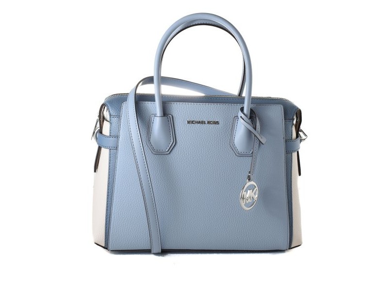 Дамска Чанта Michael Kors MERCER Син 30 x 23 x 10 cm