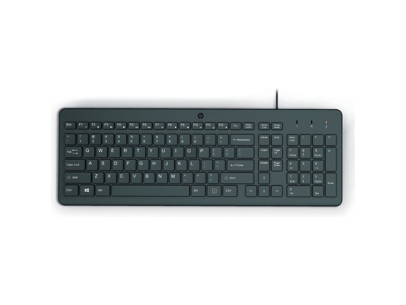 Клавиатура HP 150 Черен Испанска Qwerty