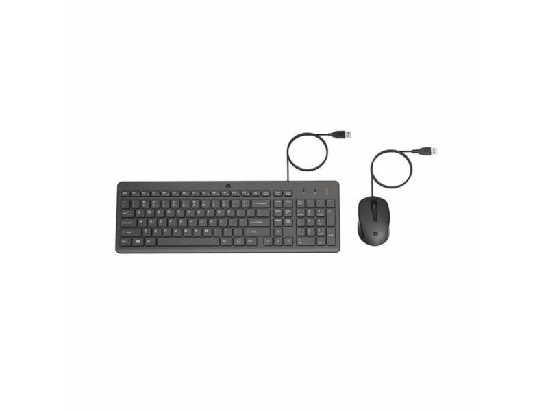 Клавиатура с мишка HP 150 Черен