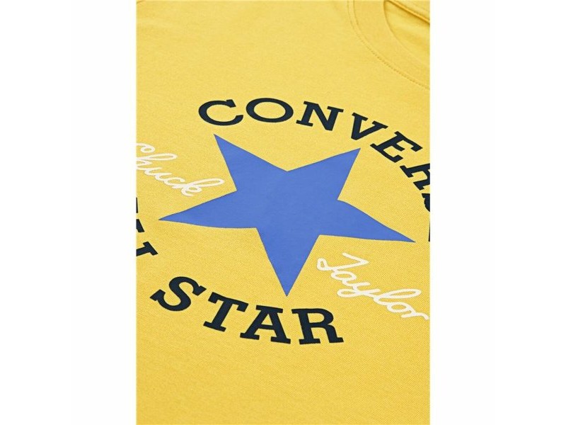 Детски Тениска с къс ръкав Converse Cnvb Dissected Chuck Patch Ss Златен 12-13 години