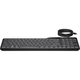 Клавиатура HP 7N7C0AA#ABE Бял Черен Испанска Qwerty