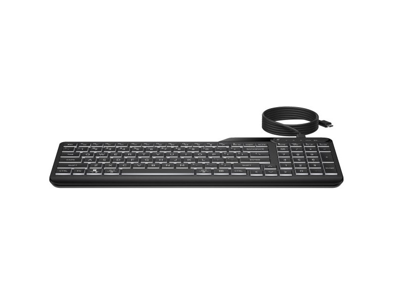Клавиатура HP 7N7C0AA#ABE Бял Черен Испанска Qwerty
