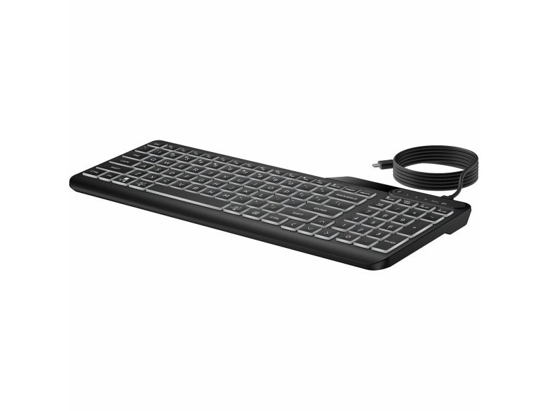 Клавиатура с мишка HP 7N7C1AA Черен Qwerty US Испанска Qwerty