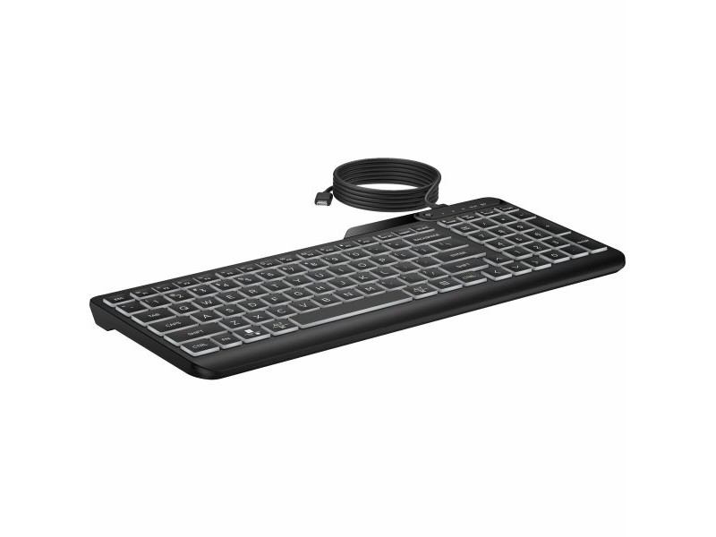 Клавиатура с мишка HP 7N7C1AA Черен Qwerty US Испанска Qwerty