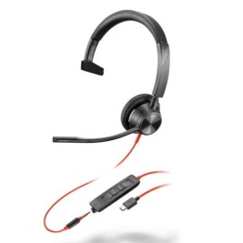 Слушалки с микрофон Poly Blackwire 3315 Черен