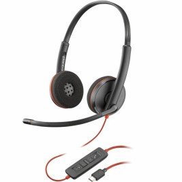 Слушалки с микрофон Poly 8X228A6 Черен