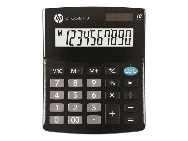Калкулатор HP HPKOC110 Черен Пластмаса