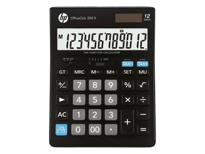 Калкулатор HP HPKOC200II Черен Пластмаса
