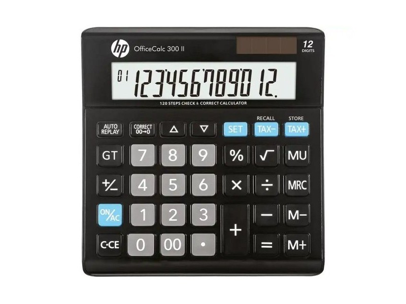 Калкулатор HP HPKOC300II Черен Пластмаса