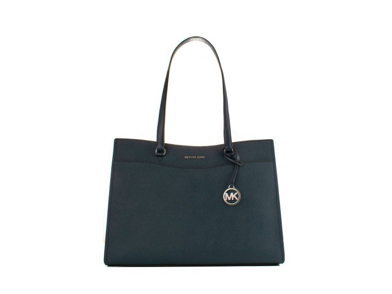 Чанта за Рамо Michael Kors 35F4STVT9L-NAVY Син 37 x 28 x 12 cm