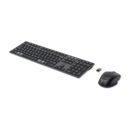 Клавиатура с мишка HP 9T5A9AA Черен английски език QWERTY