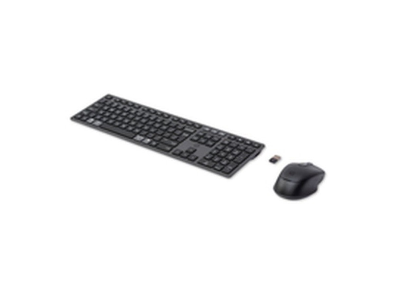 Клавиатура с мишка HP 9T5A9AA Черен английски език QWERTY