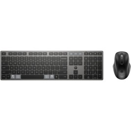 Клавиатура с мишка HP 9T5A9AA#ABE Черен Испанска Qwerty испански