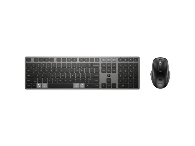 Клавиатура с мишка HP 9T5A9AA#ABE Черен Испанска Qwerty испански