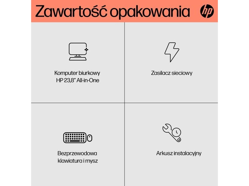 Всичко е едно HP 9U2K2EA 23,8