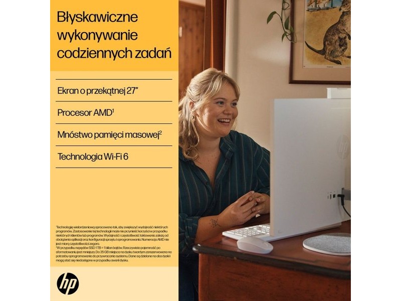 Всичко е едно HP 9U2K4EA 27