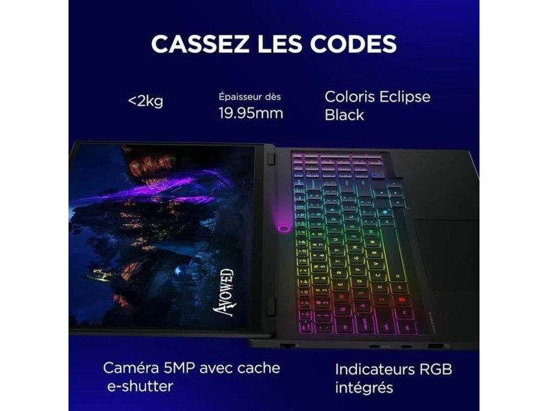 Лаптоп Lenovo Legion 5 15IRX10 AZERTY 15,6 Лаптоп Lenovo Legion 5 15IRX10 AZERTY 15,6