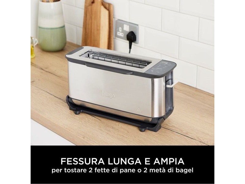 Тостер NINJA Сребрист 1200 W 3 в 1