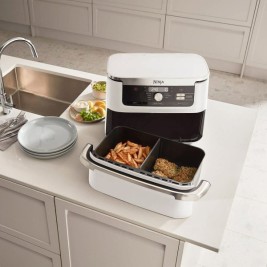 въздушен фритюрник NINJA AF500EUWH Бял Сребрист 2470 w 10,4 L