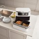 въздушен фритюрник NINJA AF500EUWH Бял Сребрист 2470 w 10,4 L
