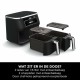 въздушен фритюрник NINJA AF200EU Черен 2400 W 1,6 L 7,6 L въздушен фритюрник NINJA AF200EU Черен 2400 W 1,6 L 7,6 L