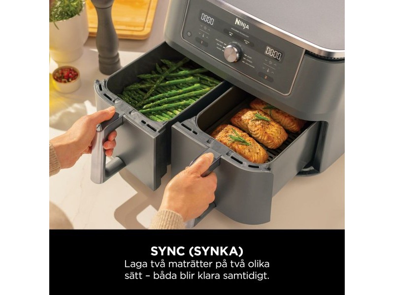 въздушен фритюрник NINJA DZ400EU Сив 2470 w 4 кг 9,5 L