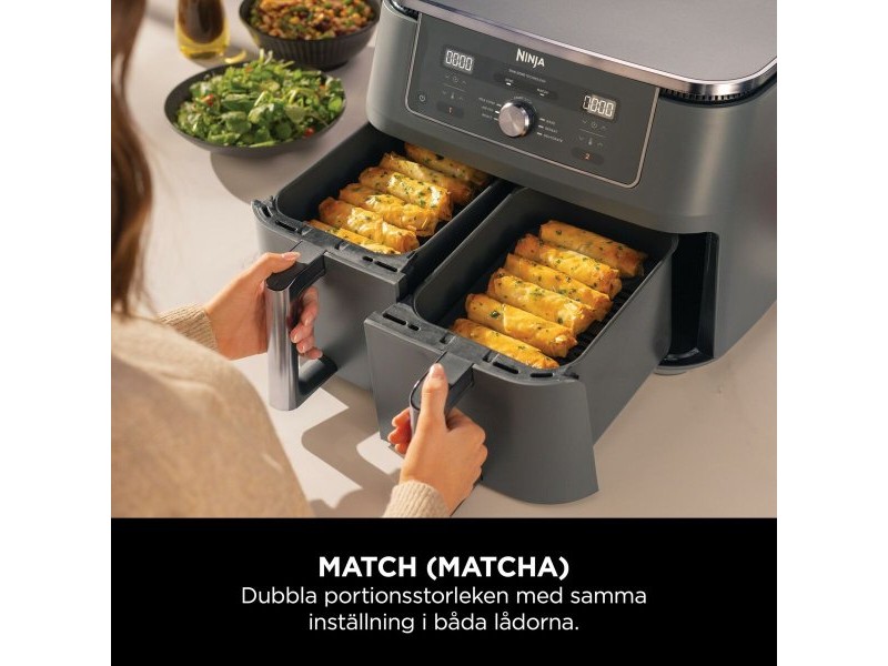 въздушен фритюрник NINJA DZ400EU Сив 2470 w 4 кг 9,5 L