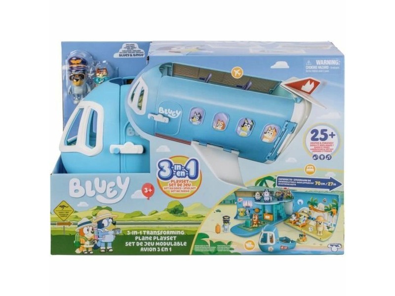 Playset Bluey Transforming Plane