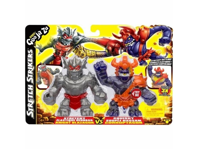 Playset Goo Jit Zu Strikers Blaz vs Corr Figura Duo 11cm