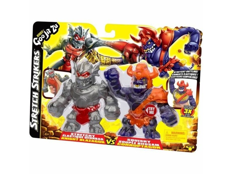 Playset Goo Jit Zu Strikers Blaz vs Corr Figura Duo 11cm