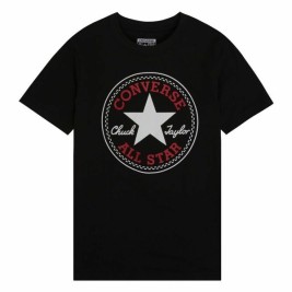 Тениска с къс ръкав Converse Черен