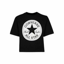 Детски Тениска с къс ръкав Converse Черен