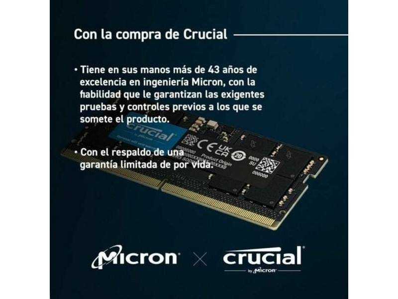 RAM памет Crucial CT16G56C46S5 16 GB DDR5 5600 MHz