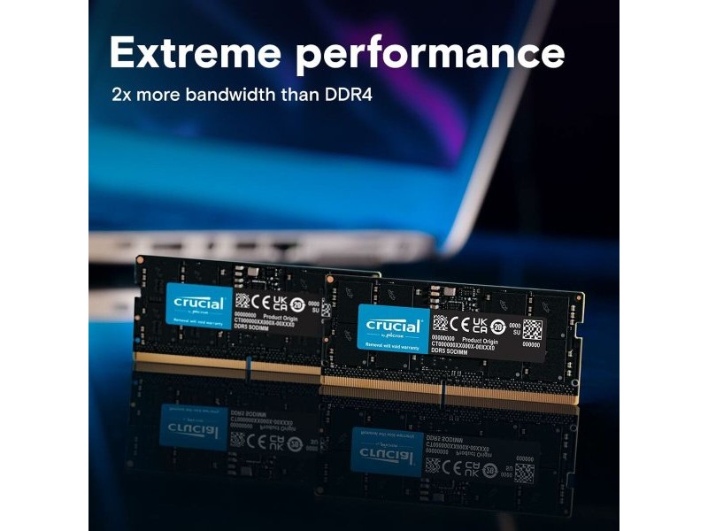 RAM памет Crucial CT32G56C46S5 32 GB DDR5 5600 MHz CL46