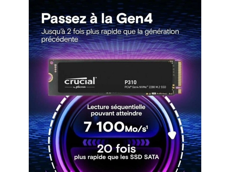 Твърд диск Crucial CT4000P310SSD8 4 TB SSD