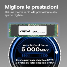 Твърд диск Crucial E100 1 TB SSD