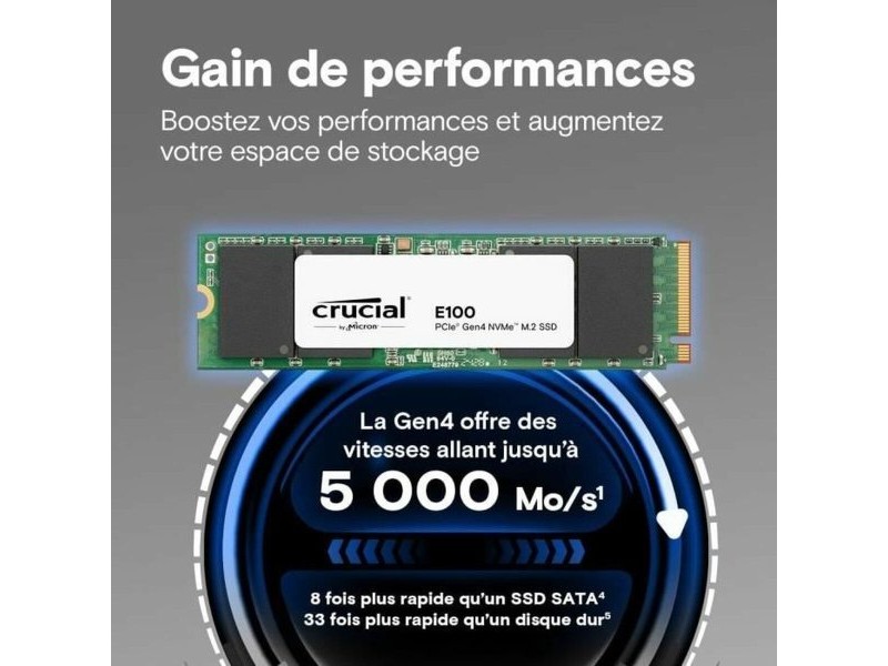 Твърд диск Crucial CT2000E100SSD8 2 TB SSD