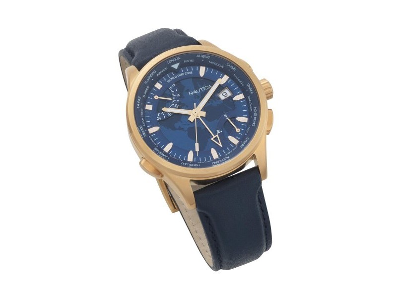 Мъжки часовник Nautica SHANGHAI - WORLDTIMER (Ø 44 mm)