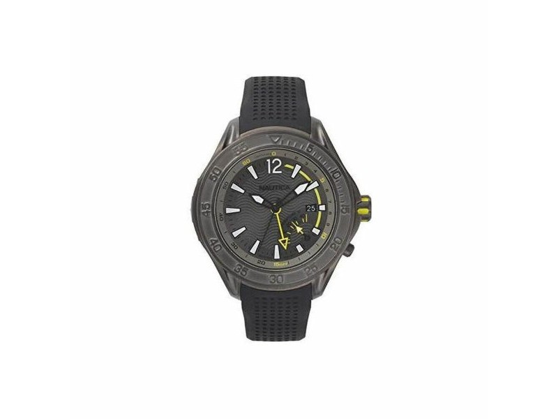 Мъжки часовник Nautica NAPBRW003 Черен Сив