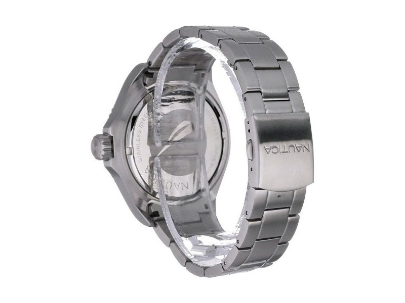 Мъжки часовник Nautica CRANDON PARK BEACH Сребрист (Ø 46 mm) Мъжки часовник Nautica CRANDON PARK BEACH Сребрист (Ø 46 mm)