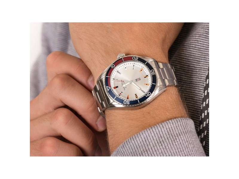 Мъжки часовник Nautica NAPFWS005 Сребрист (Ø 44 mm)
