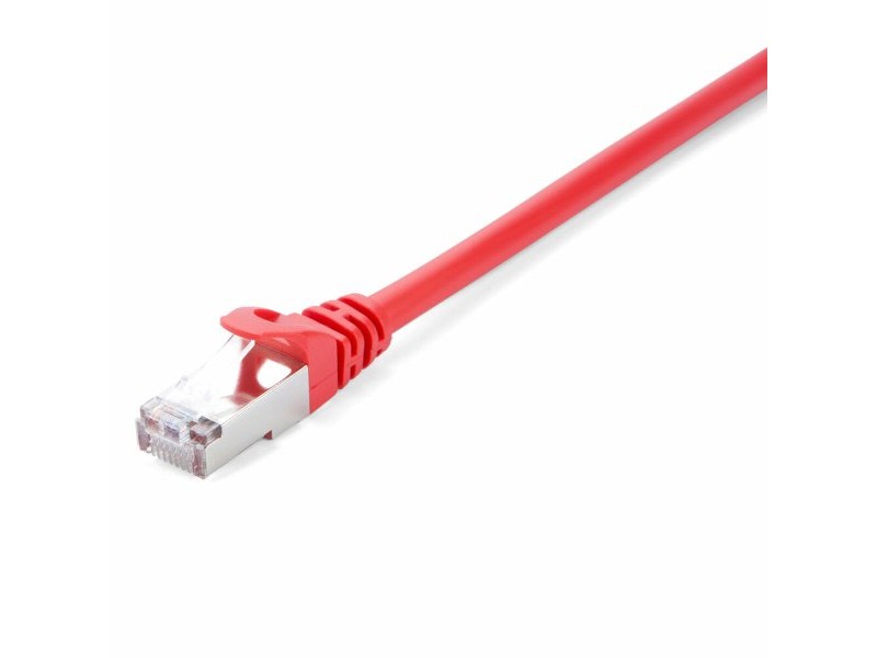 UTP категория 6 твърд мрежови кабел V7 V7CAT6STP-10M-RED-1N Червен 10 m
