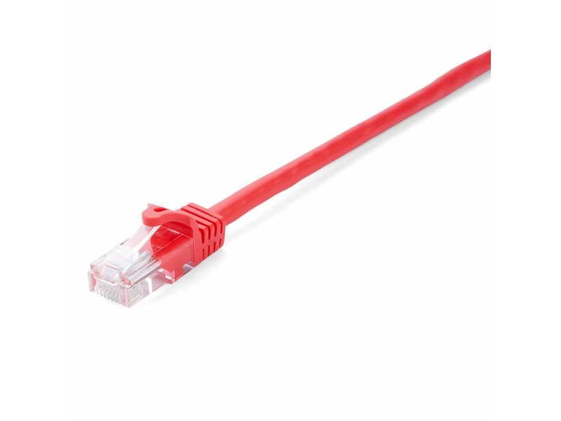 UTP категория 6 твърд мрежови кабел V7 V7CAT6UTP-01M-RED-1E 1 m