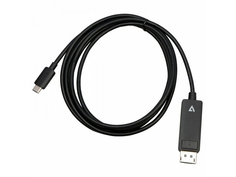 Адаптер за USB-C към DVI V7 V7USBCDP14-2M Черен 2 m 8K Ultra HD