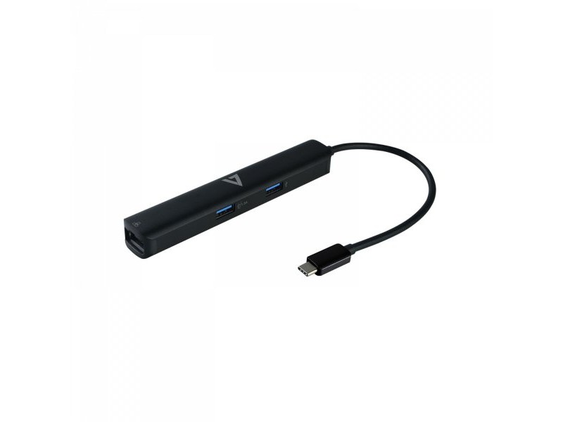 USB извод V7 UCMINIDOCK-PT Черен 100 W