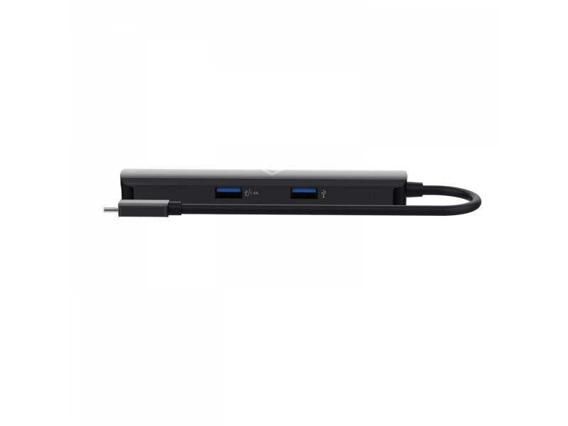 USB извод V7 UCMINIDOCK-PT Черен 100 W