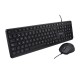 Клавиатура с мишка V7 CKU350ES Черен Испанска Qwerty