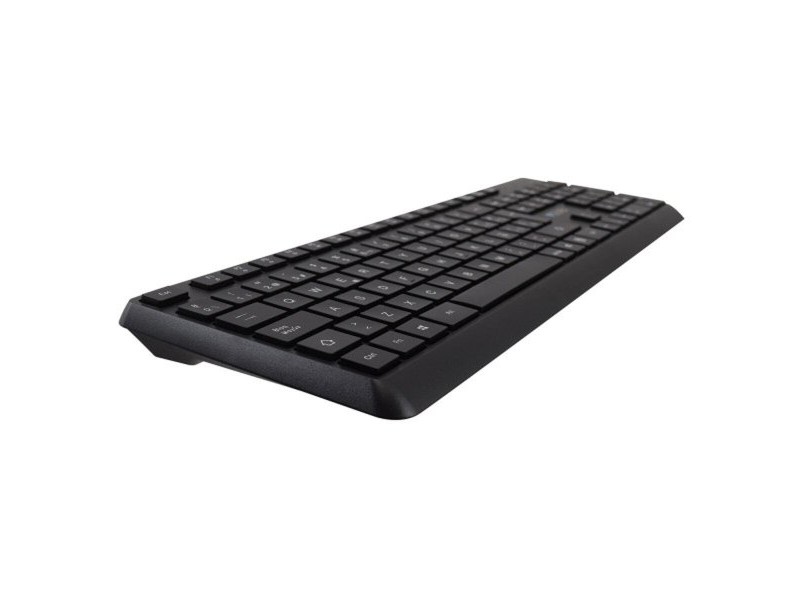 Клавиатура с мишка V7 CKW350ES Черен Испанска Qwerty