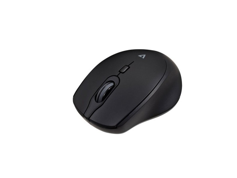 Клавиатура с мишка V7 CKW350ES Черен Испанска Qwerty