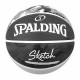 Баскетболна Топка Spalding Sketch Dribble Черен Естествен каучук (Размер 7) Баскетболна Топка Spalding Sketch Dribble Черен Естествен каучук (Размер 7)